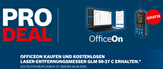 Bosch Pro Deal 2025 – OfficeOn kaufen und einen Laser-Entfernungsmesser GLM 50-27 C gratis dazu!