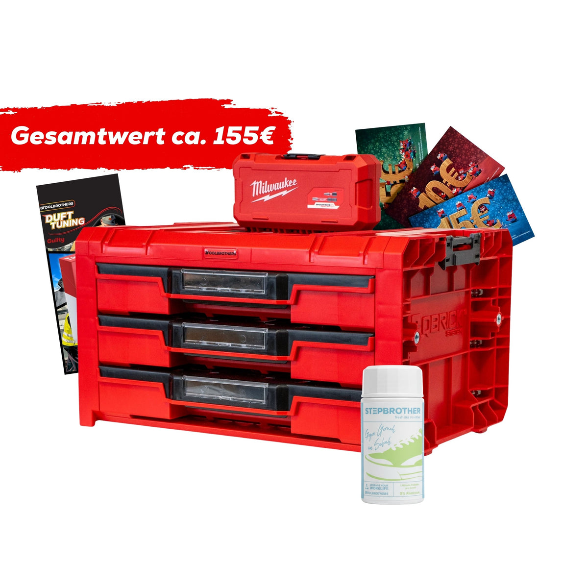 Toolbrothers RHINO Adventskalender 2025 - LIMITED RED MILWAUKEE EDITION
