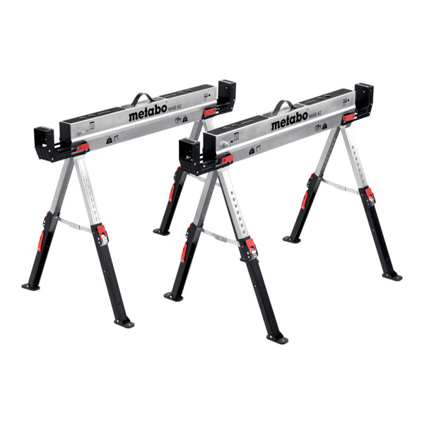 Metabo MAB 82 Set di cavalletti da lavoro 520 kg 820 mm 2 pezzi ( 626990000 )
