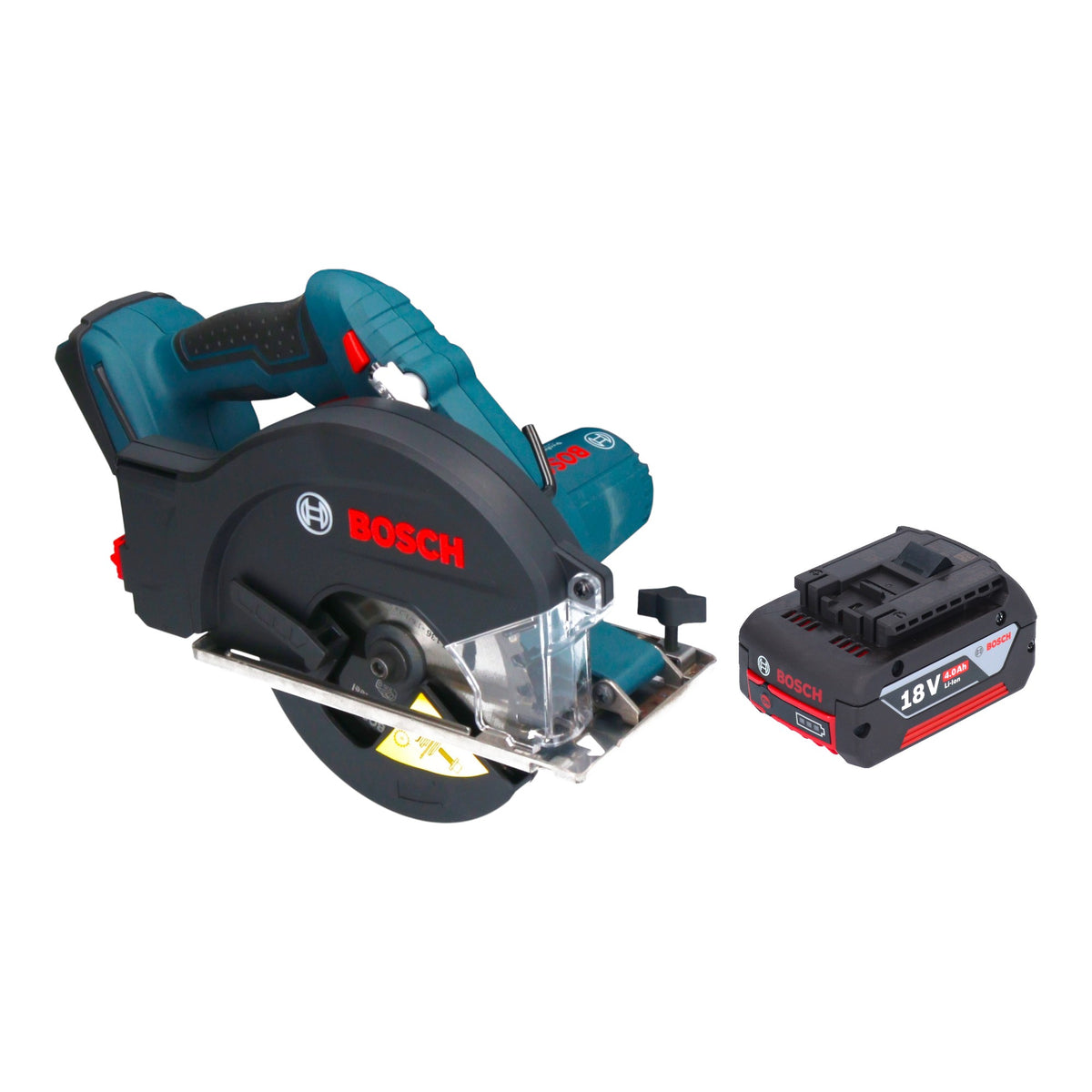 Bosch GKM 18V-50 Sega circolare professionale a batteria per metalli 18 V 136 mm brushless + 1x batteria ricaricabile 4,0 Ah - senza caricabatterie