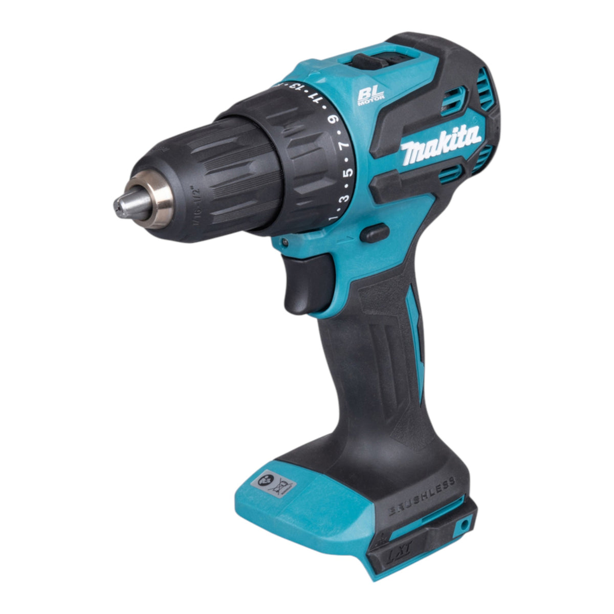 Makita DHP 490 Z Avvitatore a percussione a batteria 18 V 65 Nm Brushless Solo - senza batteria, senza caricabatteria