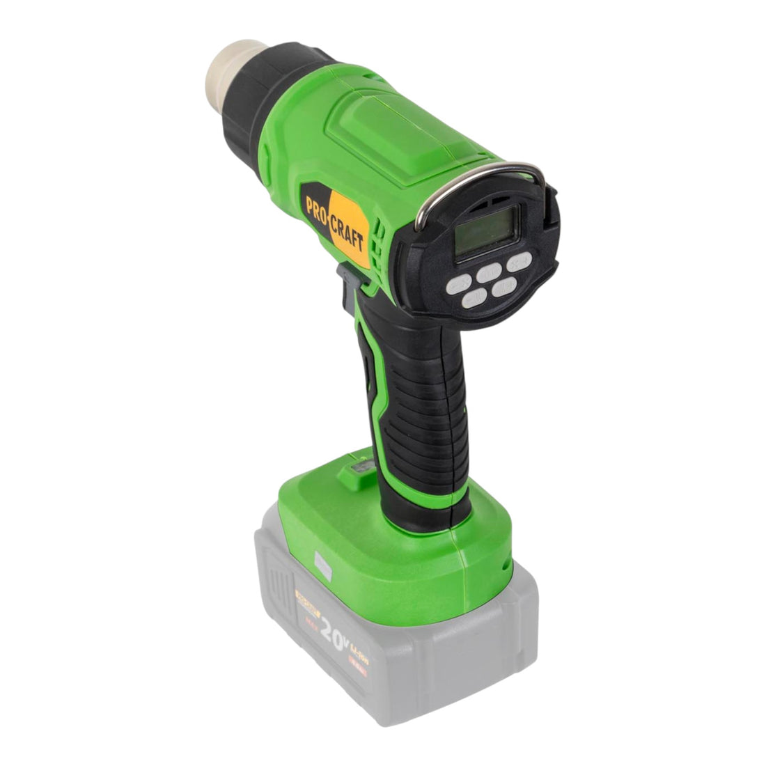 Pistola ad aria calda a batteria Procraft PH24bb 20 V 50 - 550 °C Solo - senza batteria, senza caricabatteria