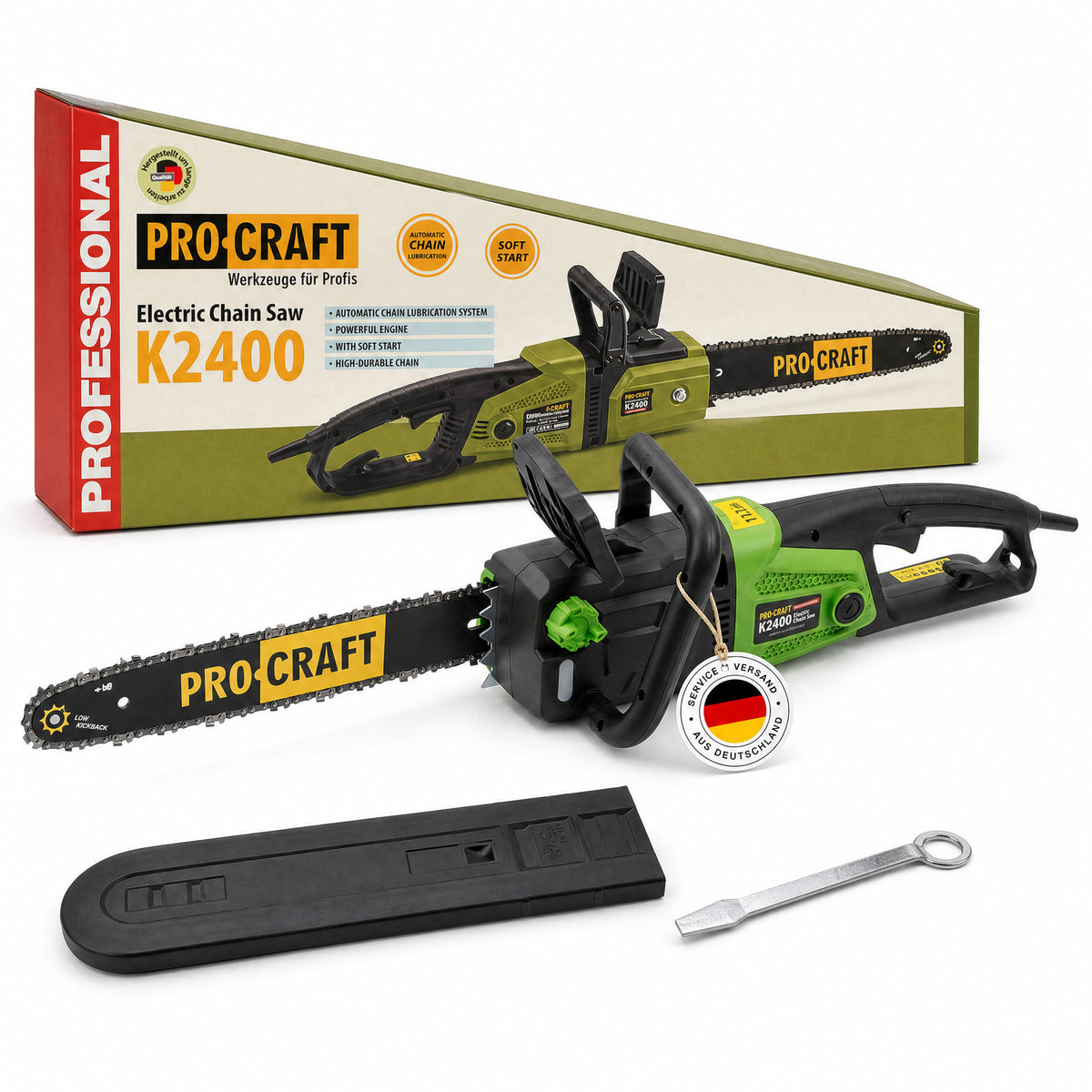 Motosega Procraft K2400 2000 Watt 405 mm di lunghezza di taglio