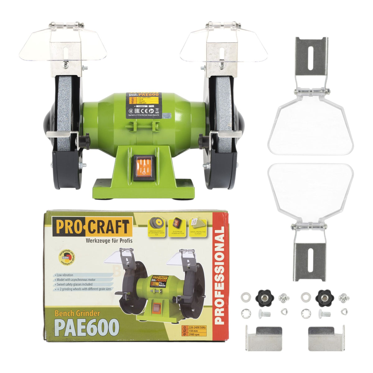 Procraft PAE600 Levigatrice doppia 150 Watt 150 mm