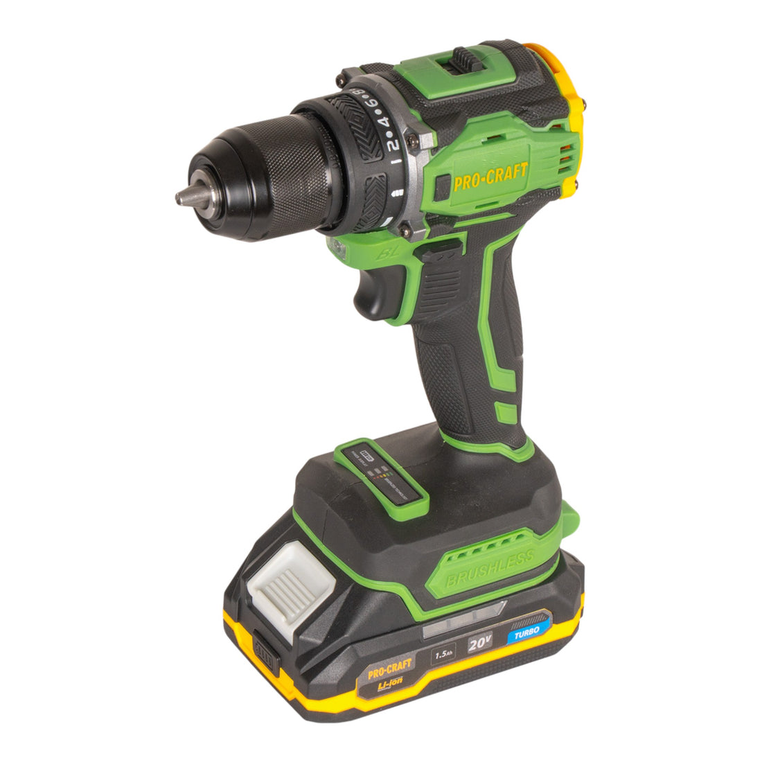 Avvitatore a batteria Procraft PA18Pro 20 V 30 Nm Brushless + 1x batteria 1,5 Ah + caricabatteria + valigetta