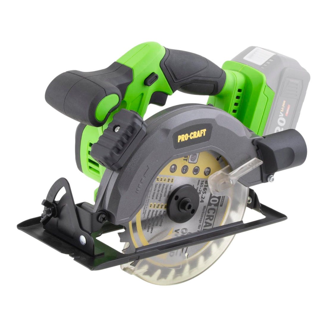 Sega circolare a batteria Procraft PCA28bb 20 V 165 mm Brushless Solo - senza batteria, senza caricabatterie