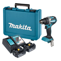 Makita DDF 484 RFE Akku Bohrschrauber 18 V 54 Nm Brushless 2x Akku 3 0 Ah Ladegeraet Koffer 0 - toolbrothers