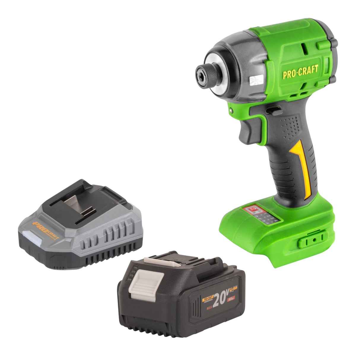 Avvitatore a impatto a batteria Procraft PS22bb 20 V 230 Nm 1/4" Brushless Solo - senza batteria, senza caricabatterie