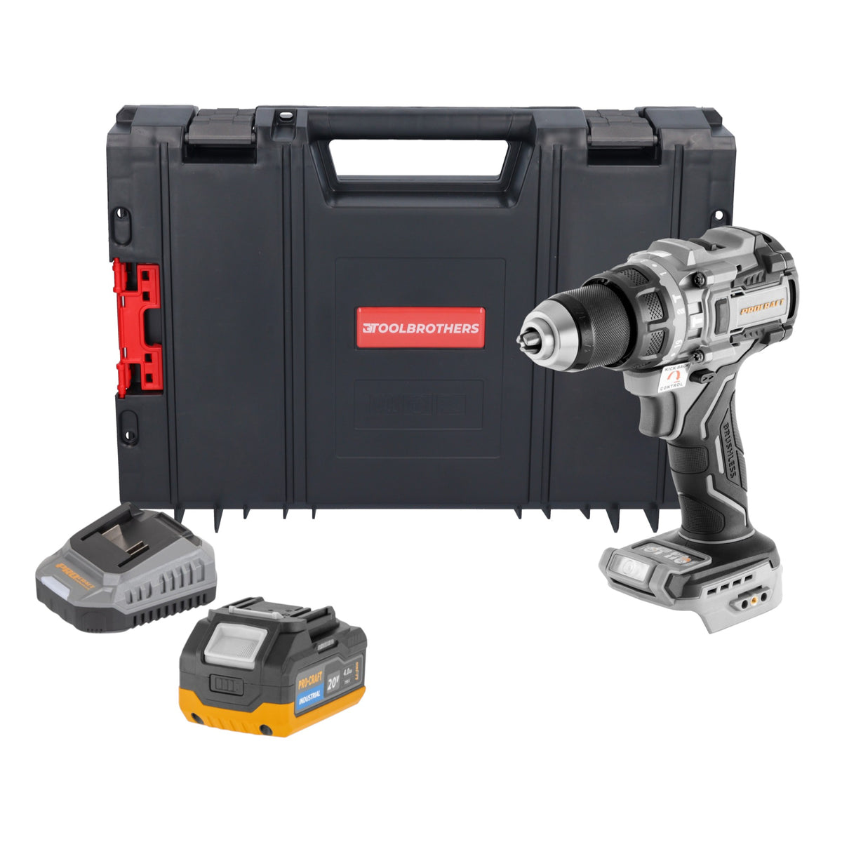 ProCraft Industrial CD20C-BB Avvitatore a percussione a batteria 20 V 120 Nm Brushless Solo - senza batteria, senza caricabatterie