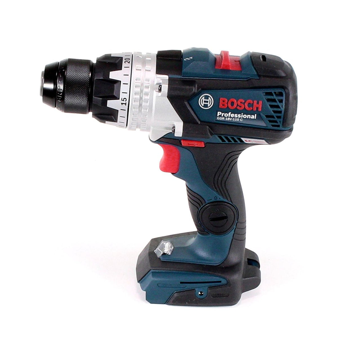 Trapano avvitatore a batteria Bosch GSR 18V-110 C 18V 110Nm brushless + 1x batteria ricaricabile 5.0Ah + L-Boxx - senza caricabatterie