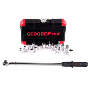 Facom S.208-340 Drehmomentschluessel 1/2" 60 - 340Nm + 16tlg. Steckschlüssel Satz 1/2" ( R68003016 )