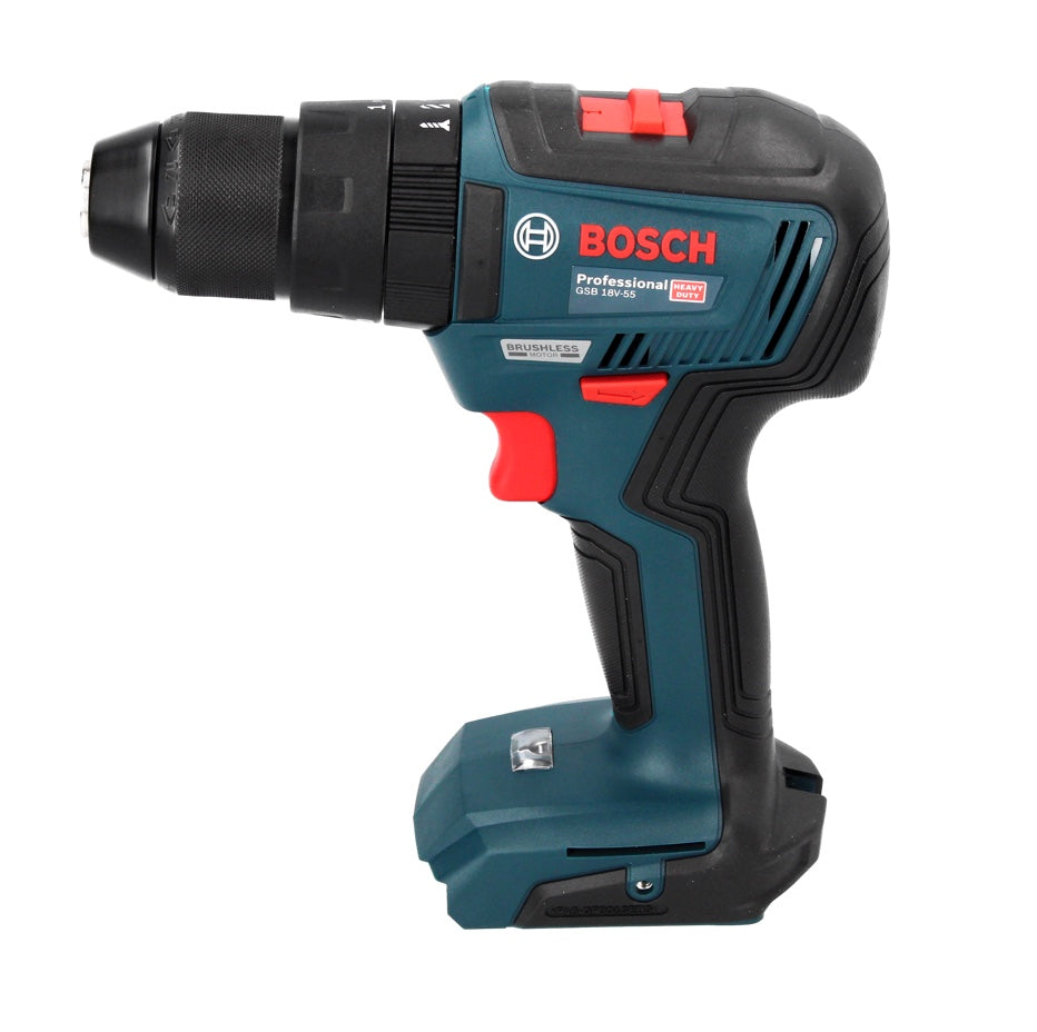 Bosch GSB 18V-55 Professional Trapano avvitatore a batteria 18V 55Nm Brushless - senza batterie, senza caricabatterie