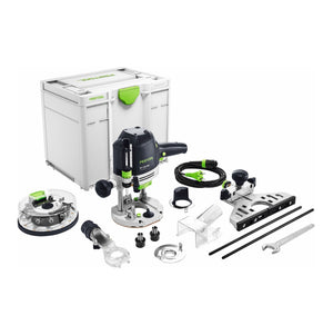 Festool OF 1400 EBQ-Plus + Box-OF-S router 1400 W 6 - 12,7 mm ( 576540 ) + set di frese da 10 pezzi + Systainer