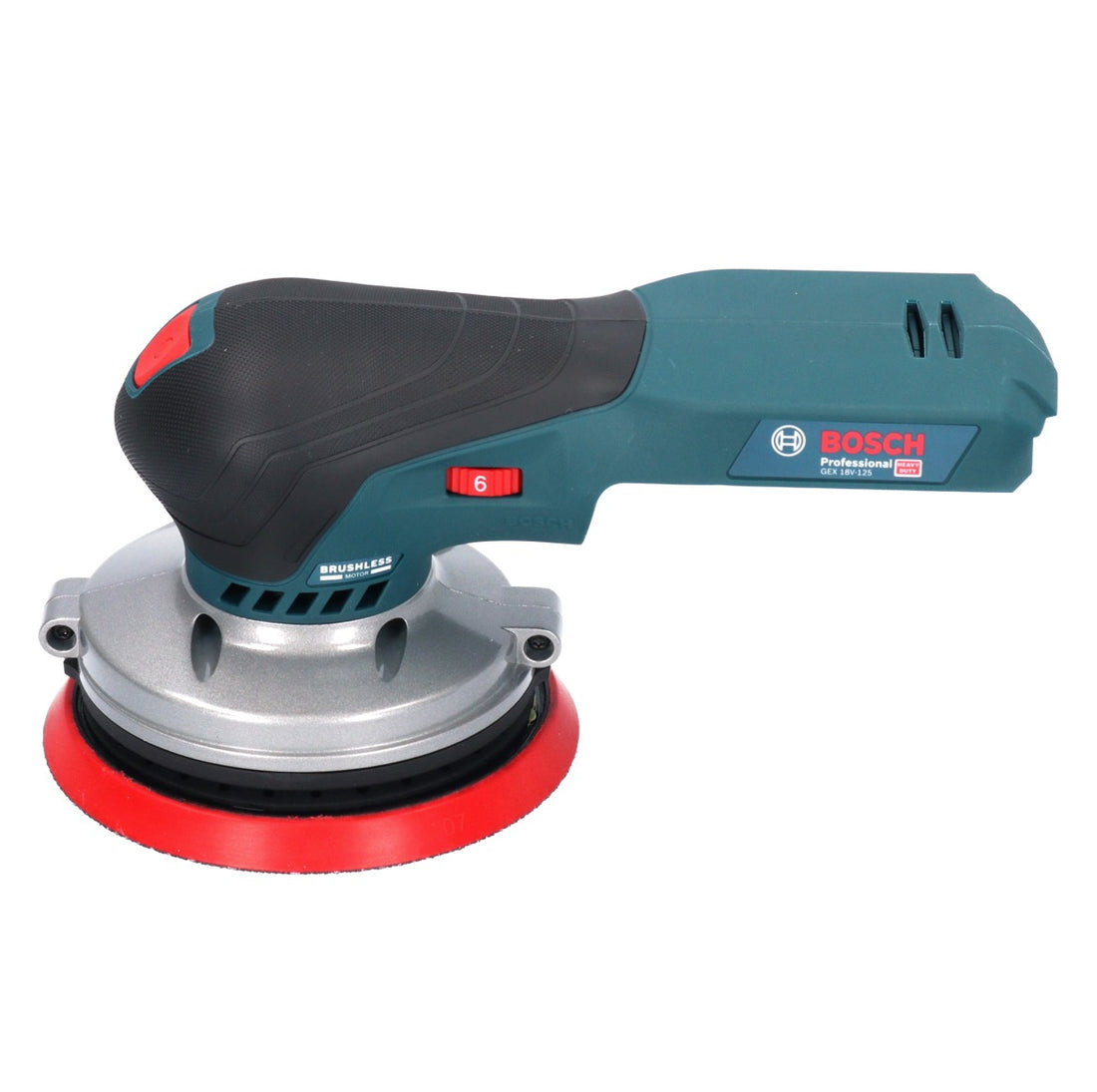 Bosch GEX 18V-125 Levigatrice rotorbitale a batteria professionale 18 V 125 mm brushless ( 0601372200 ) + L-BOXX - senza batteria, senza caricabatterie