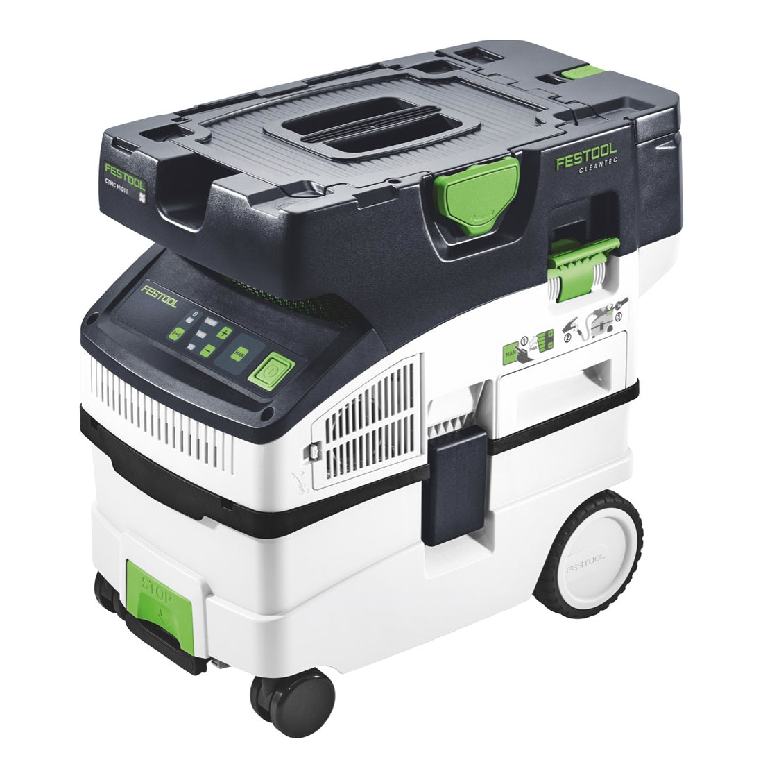 Festool CTLC MIDI I-Basic Aspiratore a batteria 36V (2x 18V) classe di polvere L Solo (577066) - senza batteria, senza caricabatterie