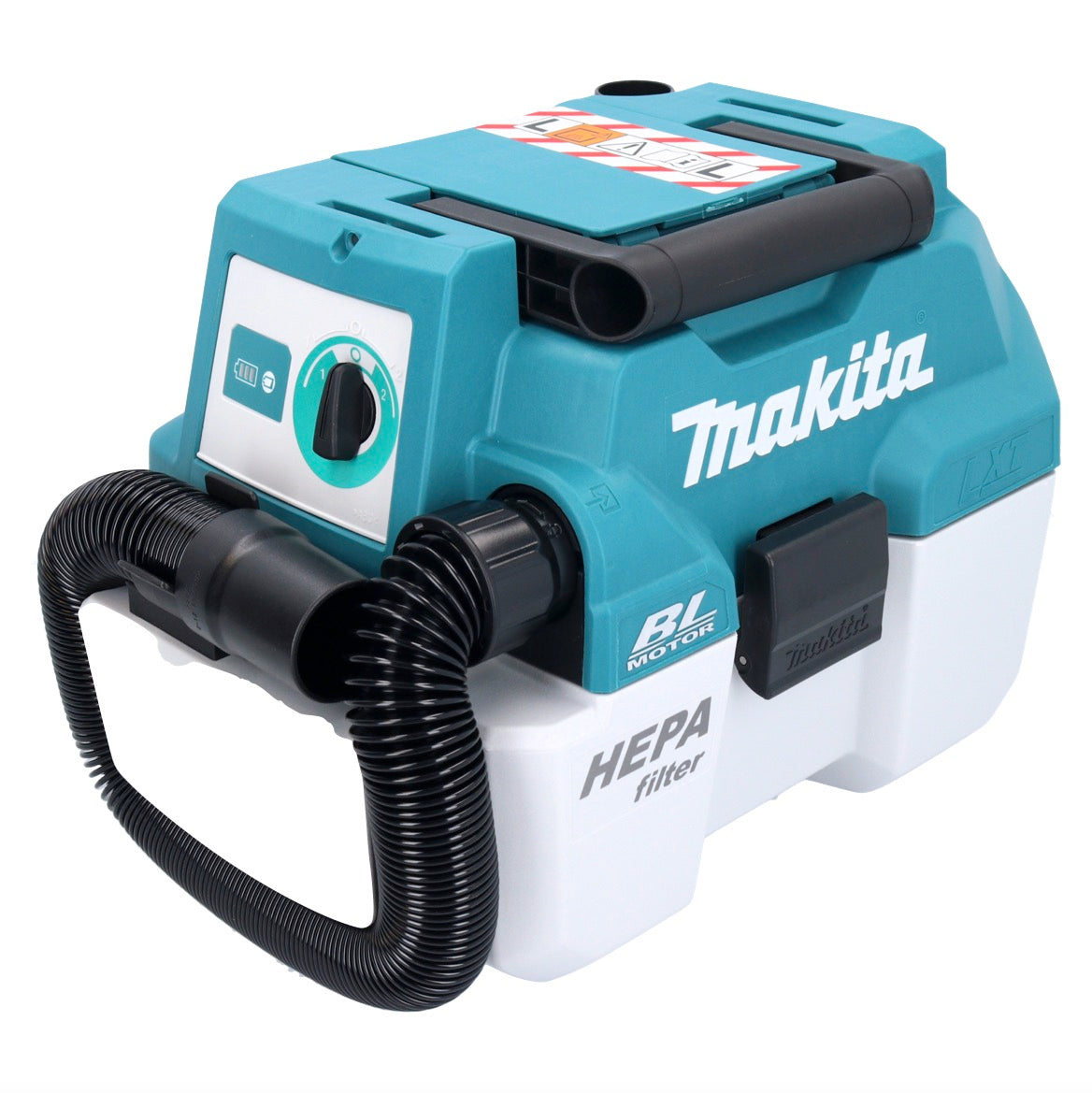 Aspiratore a batteria Makita DVC 750 LZ LXT 18 V 67 mbar 7,5 l Brushless Solo - senza batteria, senza caricabatterie