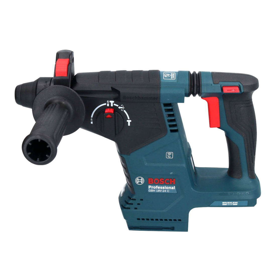 Bosch GBH 18V-24 C Professional Trapano a percussione a batteria 18 V 2,4 J Brushless SDS plus ( 0611923002 ) + L-BOXX - senza batteria, senza caricabatteria