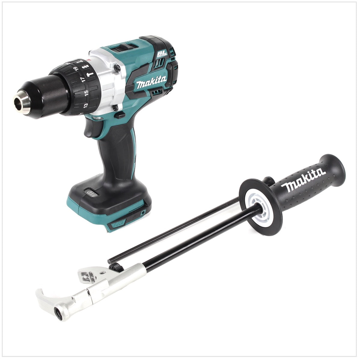 Makita DHP 481 Z Trapano avvitatore con percussione a batteria 18V 115Nm - senza batterie, caricabatterie
