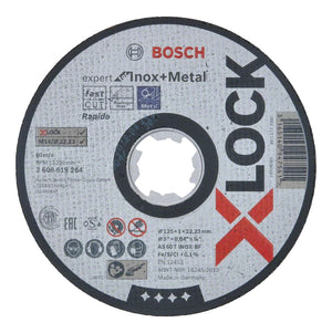 Bosch Expert for Inox & Metal X-LOCK Disco da taglio 125 x 22,23 mm 5 pezzi ( 5x 2608619264 )