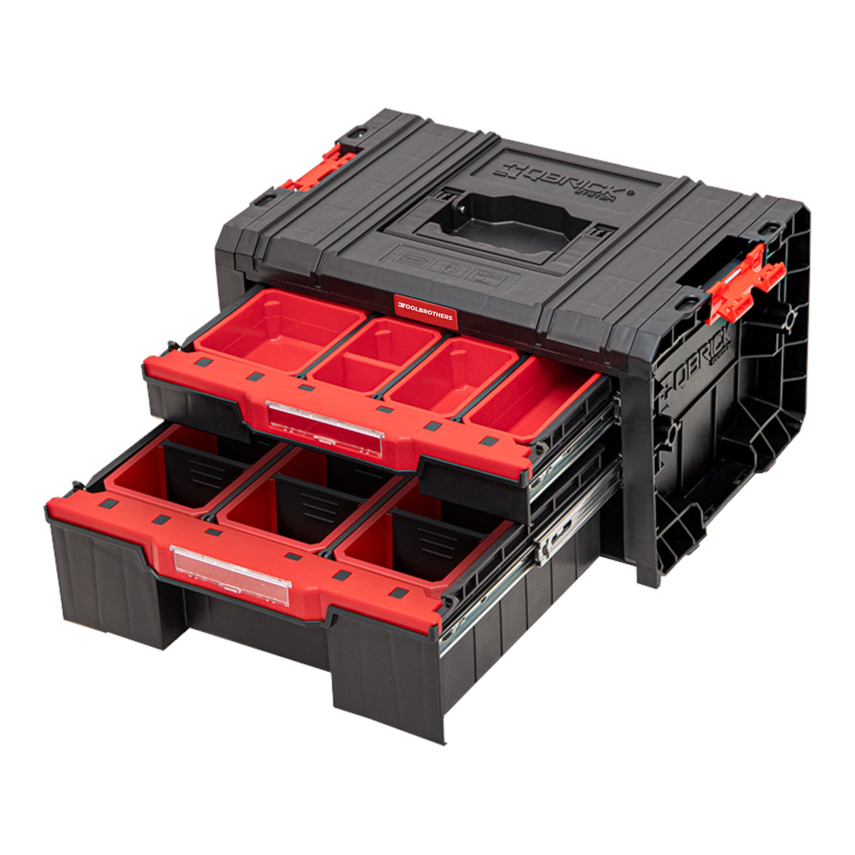 Toolbrothers RHINO L Drawer 2 ECO Organize+ con due cassetti + cassette IP54