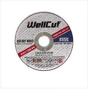 WellCut WCM 11532 - 10 Stück Trennscheiben 115 mm für Metalle
