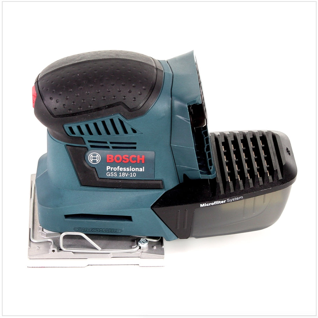 Bosch GSS 18 V-10 Levigatrice orbitale professionale a batteria in valigetta L-Boxx + 1x Batteria GBA 4,0 Ah