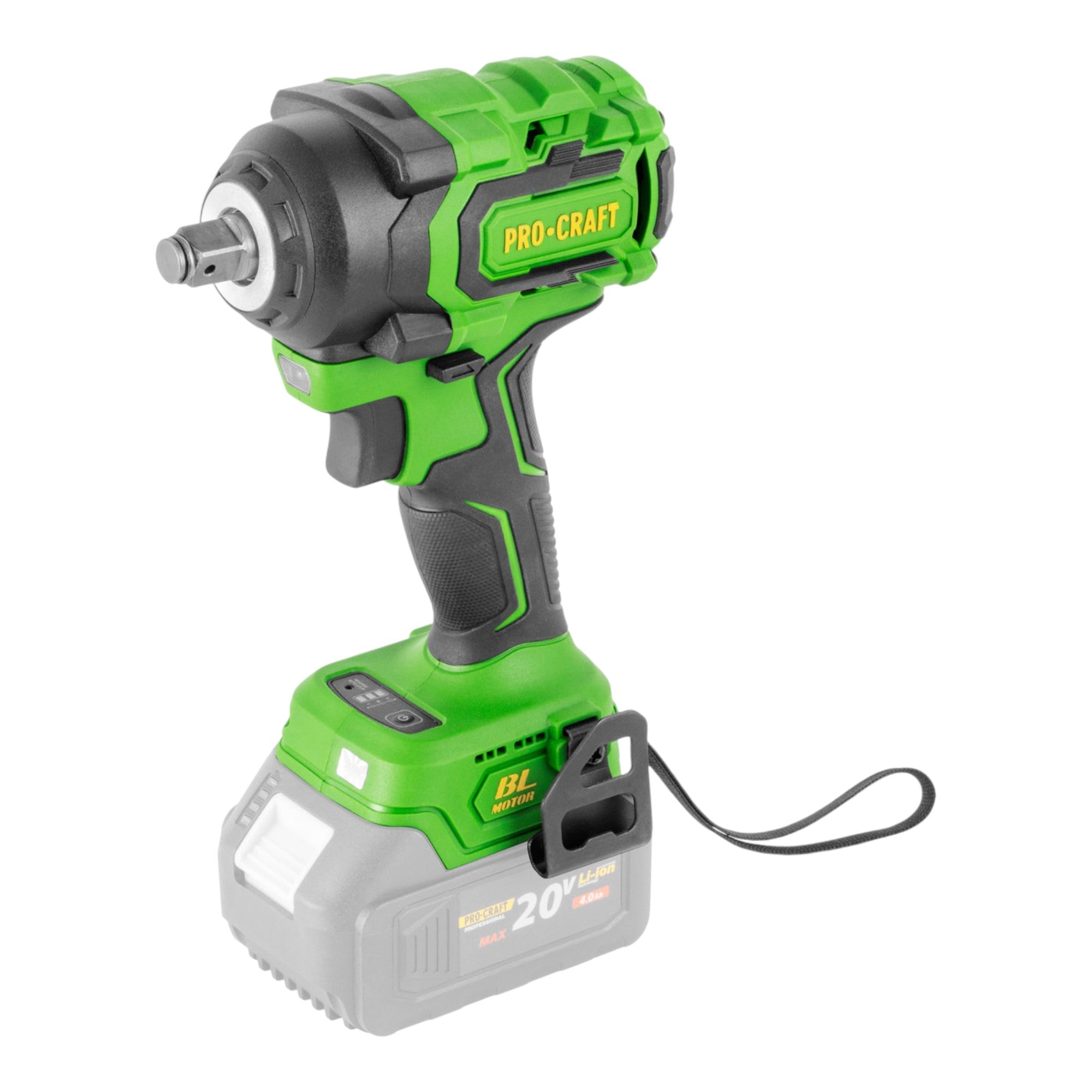 Procraft PWA18bb Akku Schlagschrauber 20 V 550 Nm 1/2" Brushless Solo - ohne Akku, ohne Ladegerät