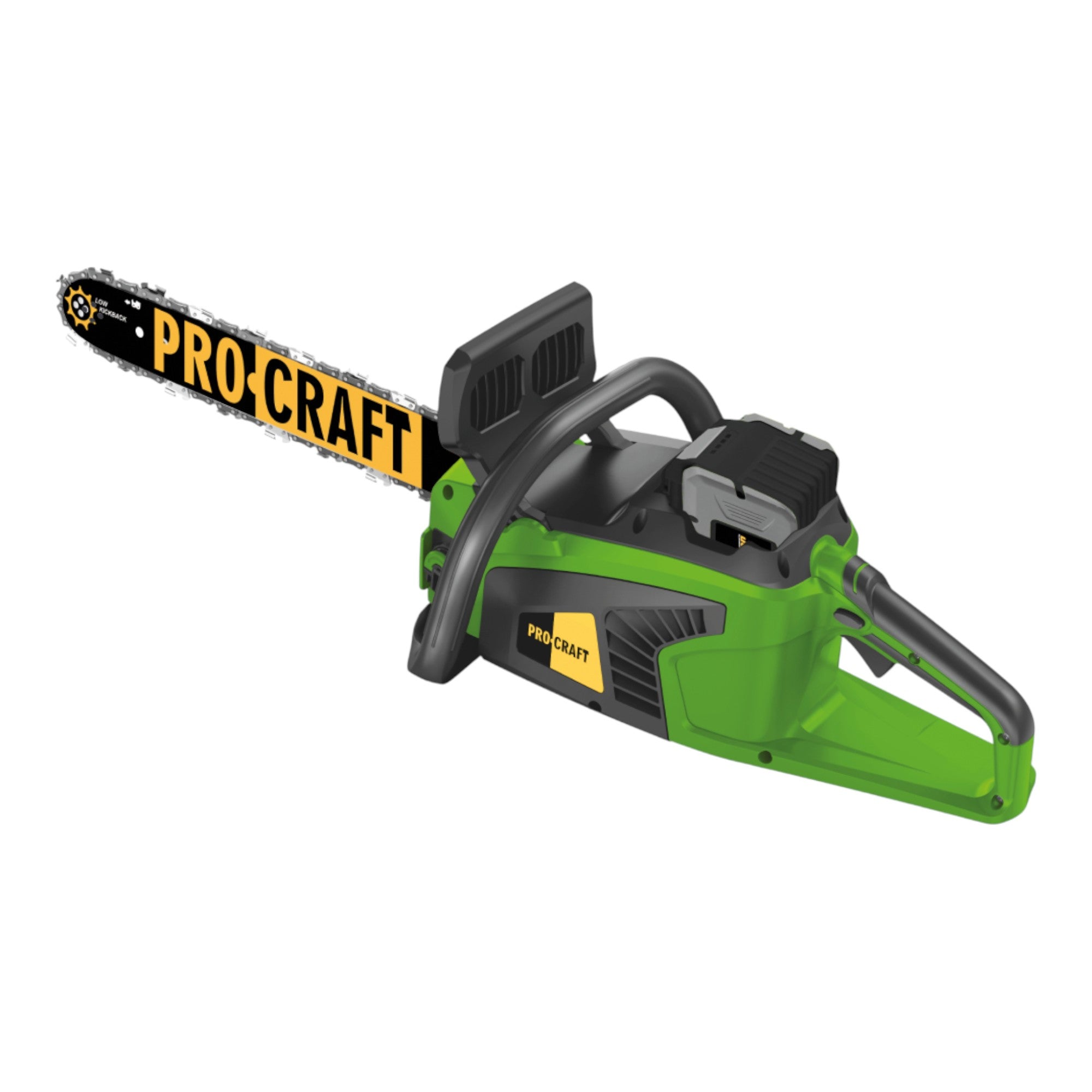Procraft PKA48Li Akku Kettensäge 40 V 406 mm Brushless + 1x Akku 8,0 Ah + Ladegerät