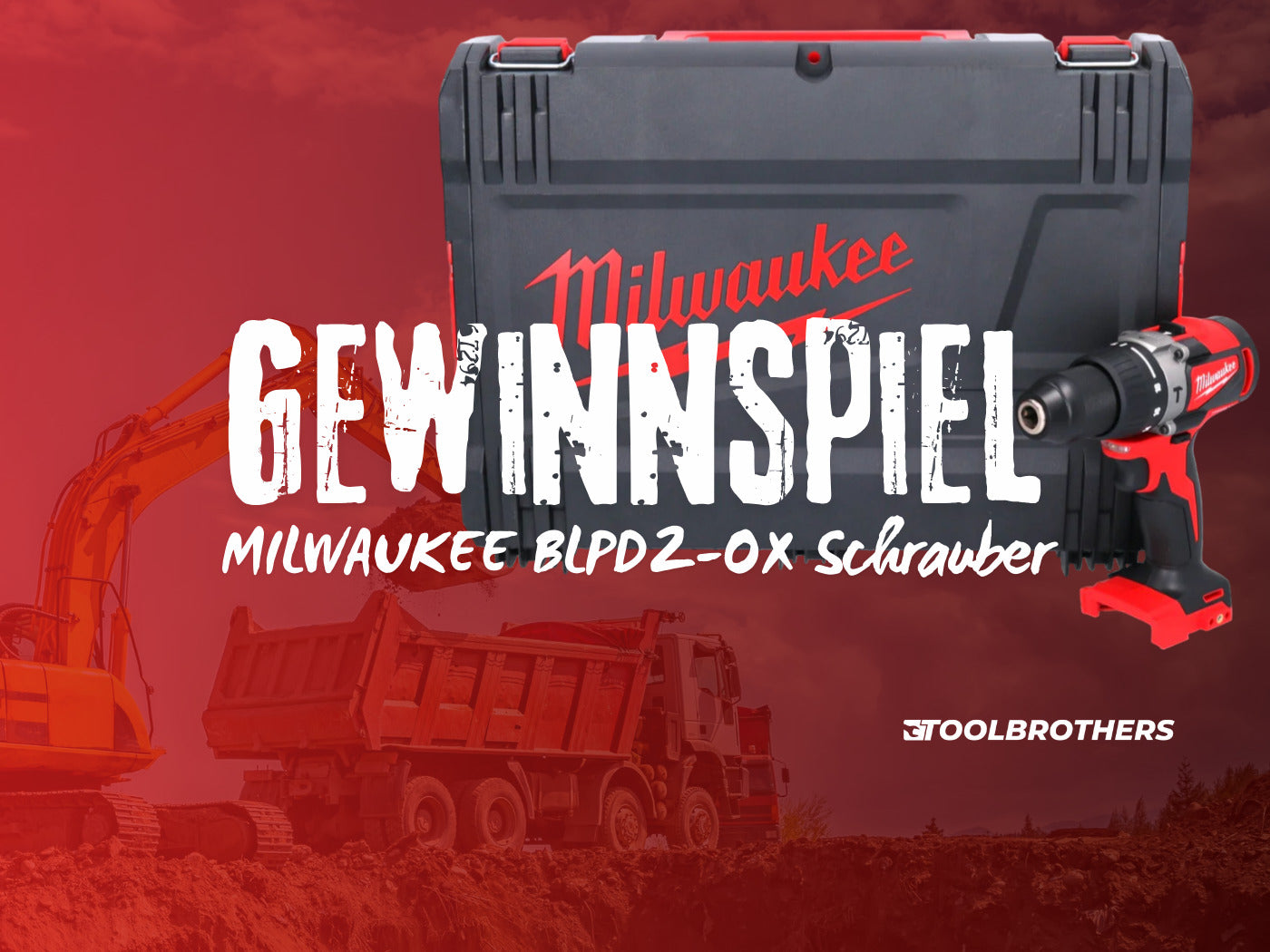 Gewinnspiel: Milwaukee M18 BLPD2-0X Schlagbohrschrauber