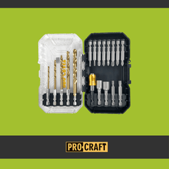 Collection image for: PROCRAFT Bit und Bohrer Set