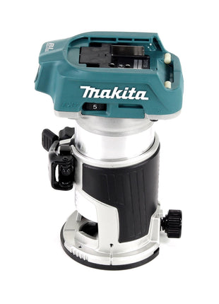 Makita DRT 50 RTJ Akku Multifunktionsfräse 18V Brushless + 2x Akku 5,0Ah + Ladegerät + Makpac - Toolbrothers