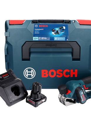 Bosch GHO 12V-20 Professional Akku Hobel 12 V Brushless + 1x Akku 6,0 Ah + Ladegerät + L-Boxx - Toolbrothers