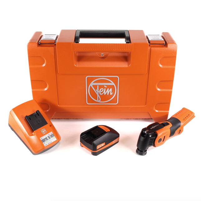 FEIN Akku-Oszillierer AFSC 18 QSL SuperCut Construction Brushless 18 V Starlock Max Multifunktionswerkzeug im Koffer + 1x 2,5 Ah Akku + ALG 50 Ladegerät - Toolbrothers