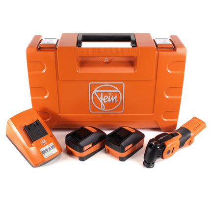 FEIN Akku-Oszillierer AFSC 18 QSL Select SuperCut Construction Brushless 18 V Starlock Max Multifunktionswerkzeug im Koffer + 2x 5,0 Ah Akku + ALG 50 Ladegerät ( 71292761000 ) - Toolbrothers