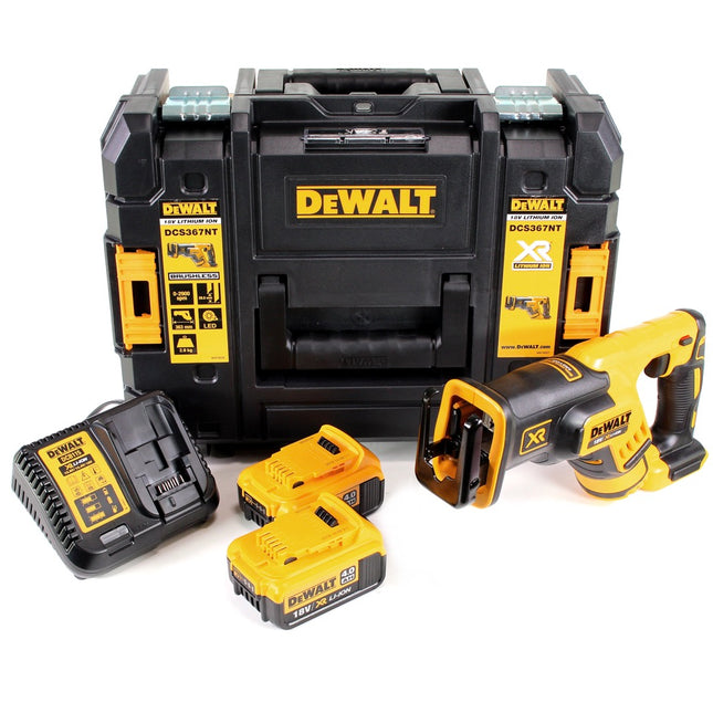 DeWalt DCS 367 M2 Akku Reciprosäge Säbelsäge 18V Brushless + 2x Akku 4,0Ah + Ladegerät + TSTAK - Toolbrothers