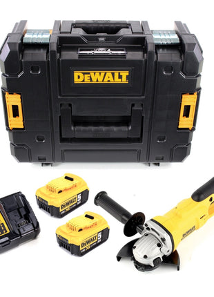 DeWalt DCG 412 P2 Akku Winkelschleifer 18V 125mm + 2x Akku 5,0Ah + Ladegerät + TSTAK - Toolbrothers