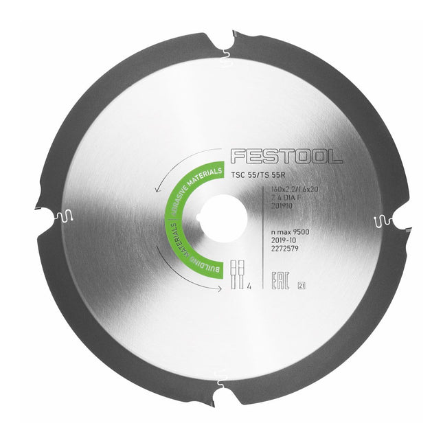Festool Diamant-Sägeblatt 160 x 2,2 x 20 mm DIA4 für TS 55 R und TSC 55 ( 201910 ) - Toolbrothers