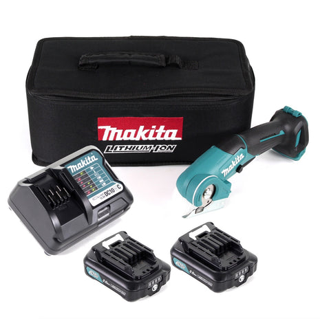 Makita CP 100 DYB 10,8 V Akku Universalschneider in passender Tragetasche + 2x 2,0 Ah Akku + Ladegerät - Toolbrothers