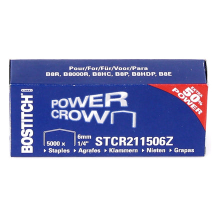 Bostitch Heftklammern 6 mm 1/4" 5.000 Stk. für Pro B8 Heftzange ( STCR 211506 Z ) - Toolbrothers