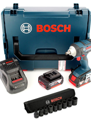 Bosch GDS 18 V-EC 250 Akku Drehschlagschrauber 18V 250Nm Brushless + 2 x Akku 5,0Ah + Ladegerät + Steckschlüsseleinsatz + L-Boxx - Toolbrothers