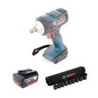 Bosch GDS 18 V-EC 250 Professional brushless Akku Drehschlagschrauber + 1 x GBA 18 V 5 Ah Akku +1/2