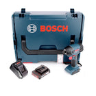 Bosch GDR 18 V-LI 18 V Akku Drehschlagschrauber in L-Boxx + 2,0 Ah Akku + AL 1820 CV Ladegerät - Toolbrothers