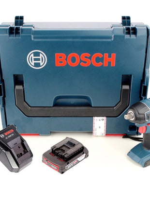 Bosch GDS 18 V-LI Professional Akku Drehschlagschrauber in L-Boxx + 2,0 Ah Akku + AL 1820 CV Ladegerät - Toolbrothers