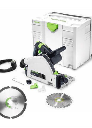 Festool TS 55 REBQ-PLUS Tauchsäge 1200W 160 mm im Systainer ( 561551 ) + Extra Sägeblatt HW - Toolbrothers