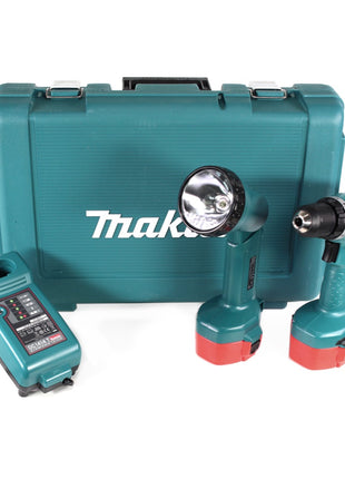 Makita 6281 DWALE 14,4 V Akku-Bohrschrauber Set im Koffer mit 2x 1,9 Ah Akkus + DC 1414 Ladegerät + ML 140 Lampe - Toolbrothers