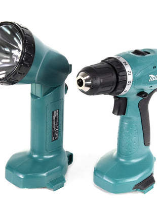 Makita 6281 DWALE 14,4 V Akku-Bohrschrauber Set im Koffer mit 2x 1,9 Ah Akkus + DC 1414 Ladegerät + ML 140 Lampe - Toolbrothers