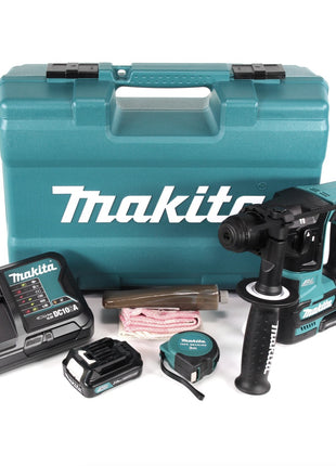 Makita HR 166 DSAE1 CXT 10,8 V Li-Ion Akku Bohrhammer mit SDS-Plus Aufnahme im Koffer + 2 x 2,0 Ah Akkus + Ladegerät + Bit & Bohrer Set - Toolbrothers