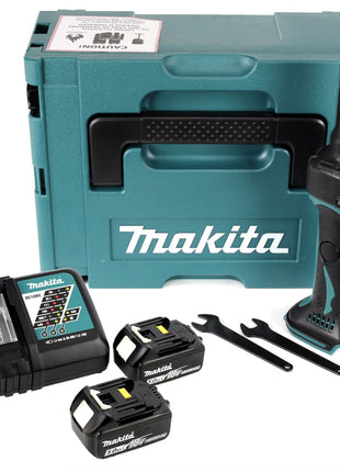 Makita DGD 800 RTJ Akku Geradschleifer 18 V + 2x Akku 5,0Ah + Ladegerät + Makpac - Toolbrothers