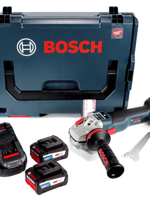 Bosch GWS 18 V-125 SC Professional Akku Winkelschleifer 125mm brushless in L-Boxx + 2x GBA 6,3 Ah EneRacer Akku + GAL 1880 Ladegerät - Toolbrothers