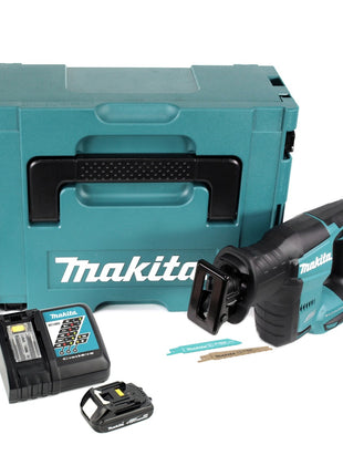 Makita DJR 188 RY1J Akku Reciprosäge 18 V Brushless Säbelsäge im Makpac + 1x 1,5 Ah Akku + Ladegerät - Toolbrothers